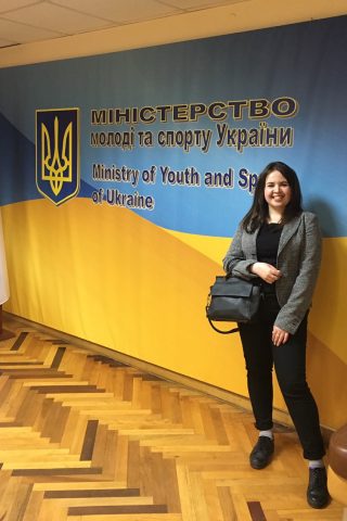 Студентка МДПУ знайомилася з роботою Міністерства молоді та спорту України Студентка МДПУ знайомилася з роботою Міністерства молоді та спорту України