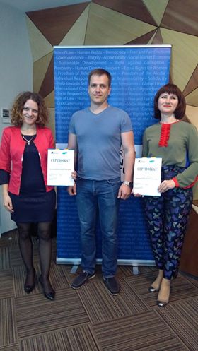 Ізбаш Світлана учасниця тренінгу-семінару з медіаграмотності «Журналістика конфліктів: стереотипи, лексика, акценти»